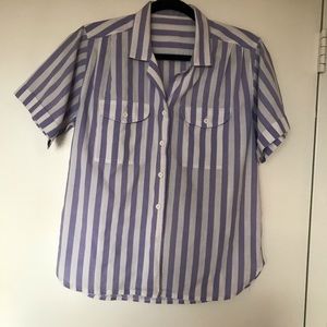 !NO BRAND TAG! | Striped Button Up Dress Shirt
